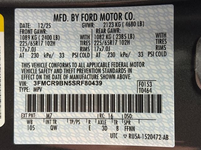 2025 Ford Bronco Sport Big Bend