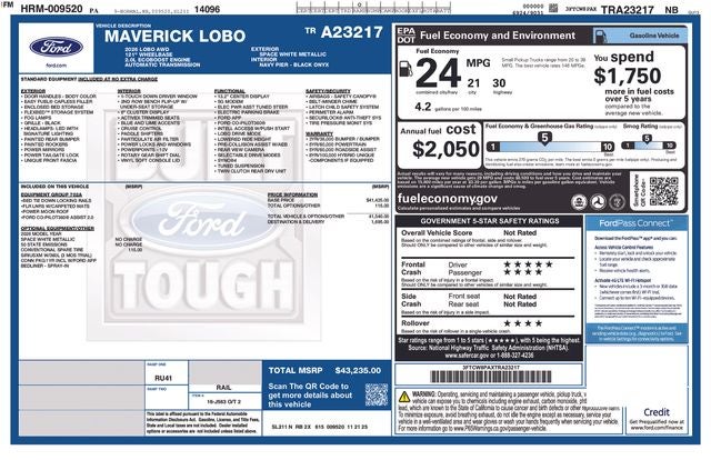 2026 Ford Maverick Lobo High