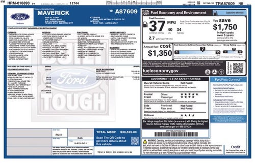 2026 Ford Maverick XLT