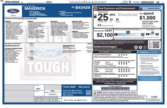 2025 Ford Maverick XLT