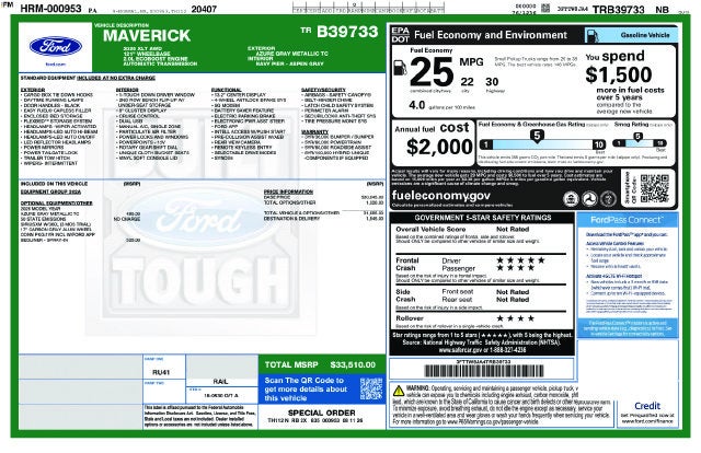 2026 Ford Maverick XLT