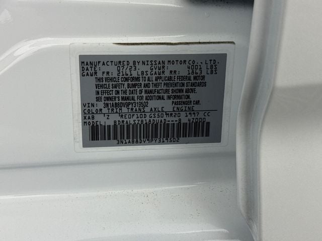 2023 Nissan Sentra SR