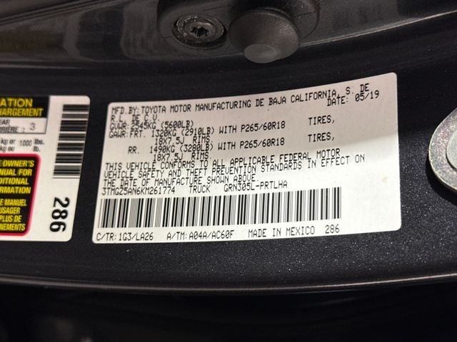 2019 Toyota Tacoma Limited V6