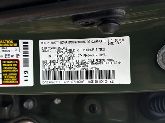 2021 Toyota Tacoma TRD Sport V6