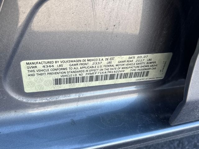 2007 Volkswagen Jetta Wolfsburg