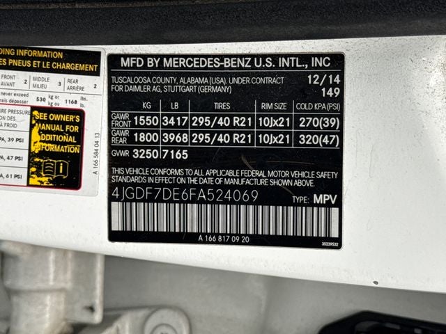 2015 Mercedes-Benz GL-Class GL 550 4MATIC®