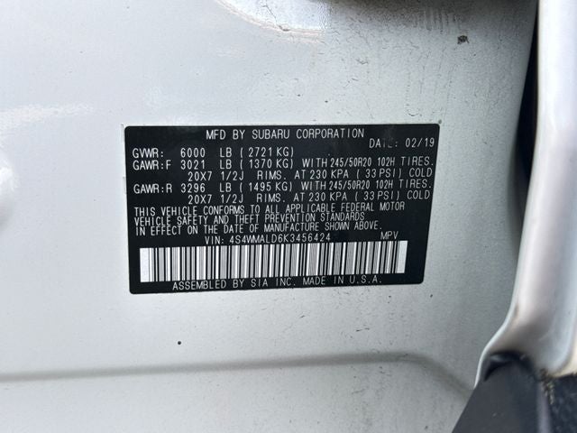 2019 Subaru Ascent Limited