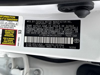 2019 Toyota Camry XSE