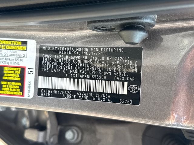 2022 Toyota Camry LE