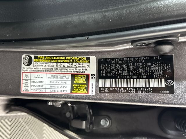 2024 Toyota AWD Camry LE