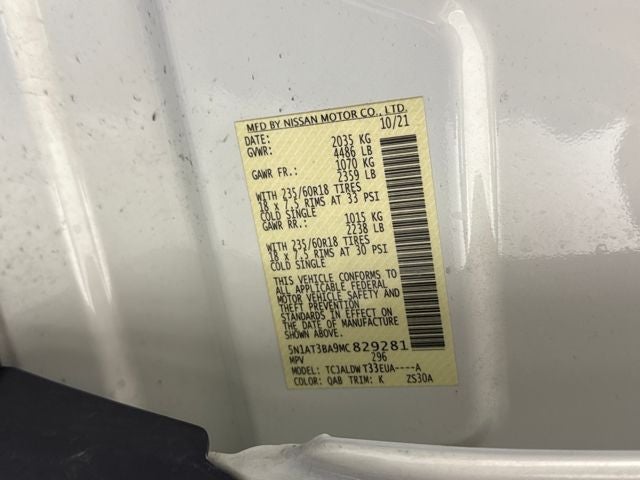 2021 Nissan Rogue SV