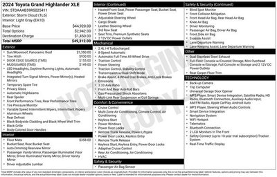 2024 Toyota Grand Highlander XLE