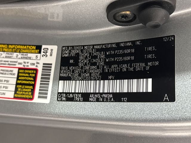 2025 Toyota Sienna XSE 7 Passenger