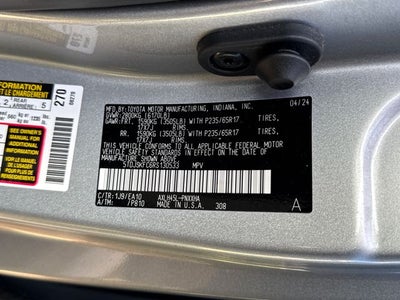 2024 Toyota Sienna XLE 7 Passenger