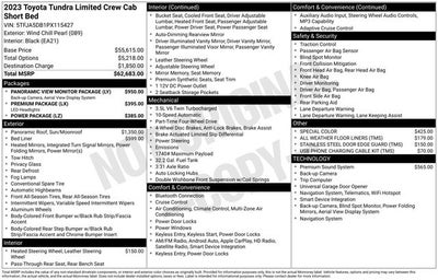 2023 Toyota Tundra Limited