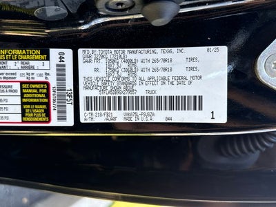 2025 Toyota Tundra SR5