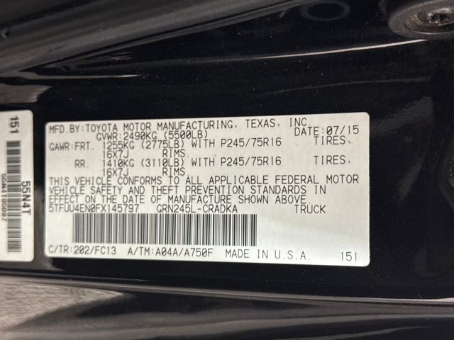 2015 Toyota Tacoma Base