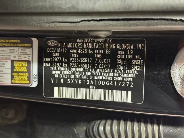 2013 Kia Sorento LX
