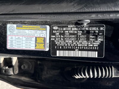 2015 Kia Sorento LX