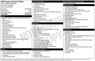 2024 Toyota Corolla LE