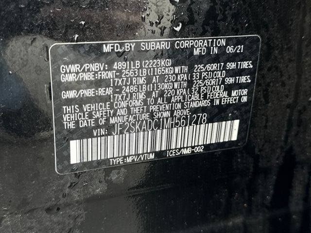 2021 Subaru Forester Base