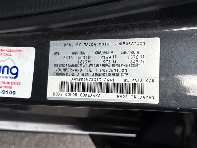 2016 Mazda Mazda3 i Touring
