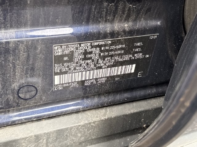 2022 Toyota Venza LE