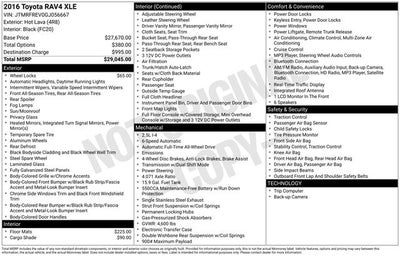 2016 Toyota RAV4 XLE