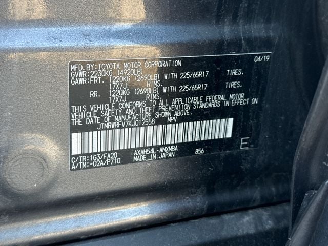 2019 Toyota RAV4 Hybrid XLE