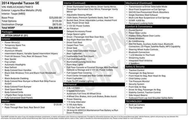 2014 Hyundai Tucson SE