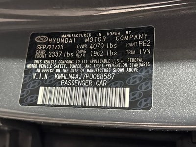 2023 Hyundai Elantra Hybrid Limited