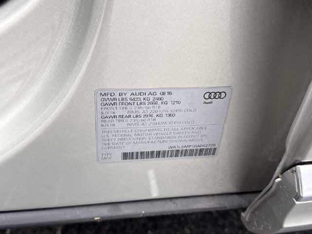 2016 Audi Q5 2.0T Premium Plus quattro