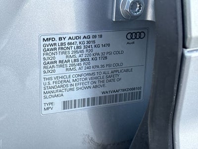 2019 Audi Q7 55 Prestige quattro