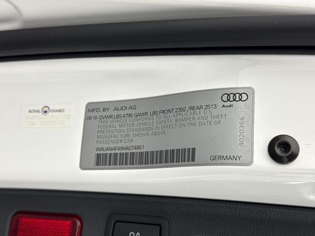 2017 Audi A4 2.0T Premium quattro