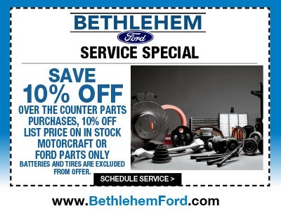 10% Off Parts Purchases