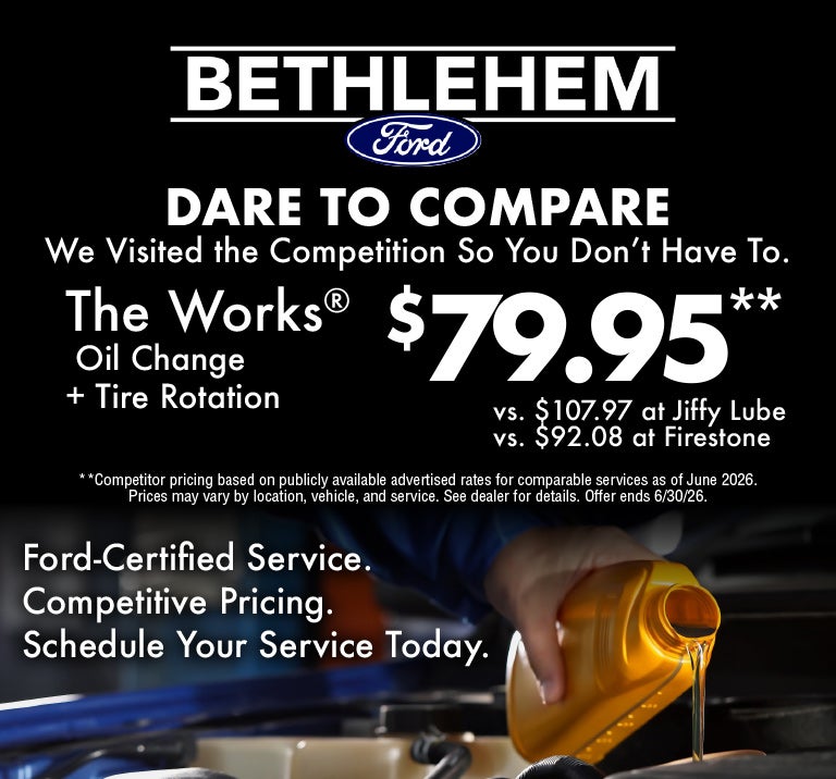 $79.95** The Works® Oil Change + Tire Rotation